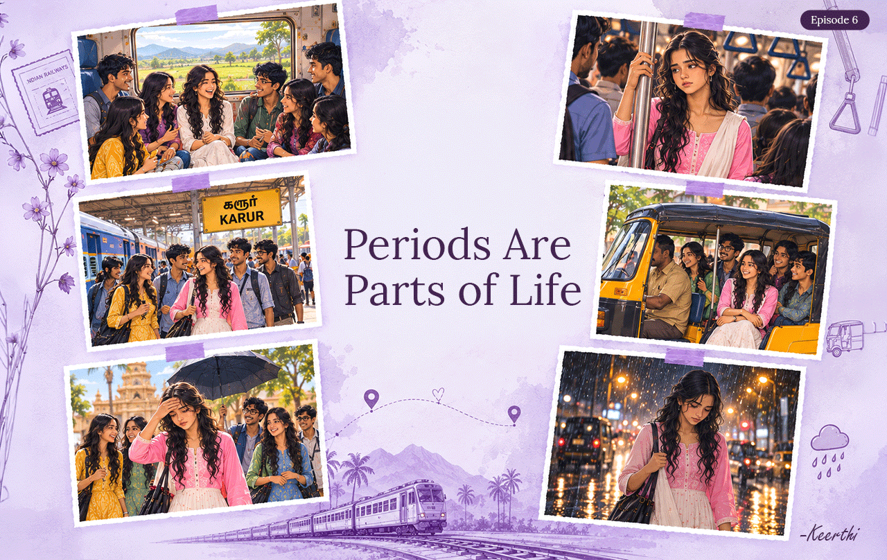 Periods Are a Part of Life, Not the Whole of Life: A Real Story About Mood, Rain & a White Dress