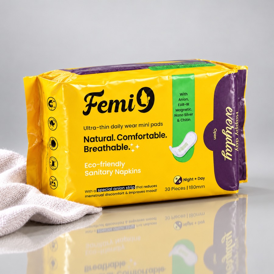 Femi9 Daily Use Pads, 180 mm pack